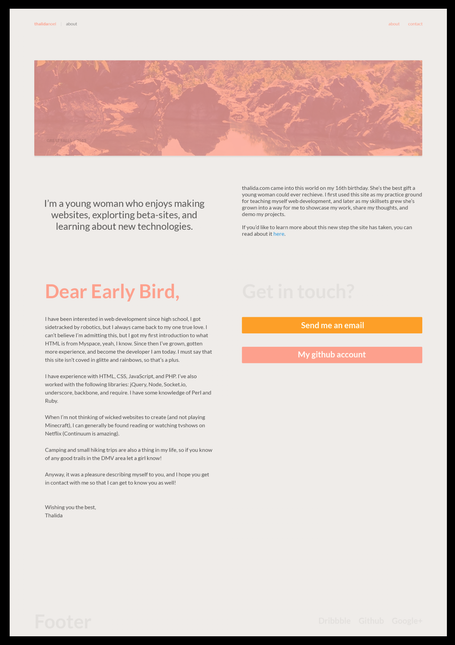 Mock up of flat live version