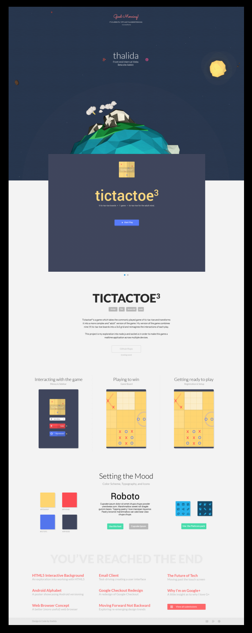 Mockup 1 of fullscreen lowpoly