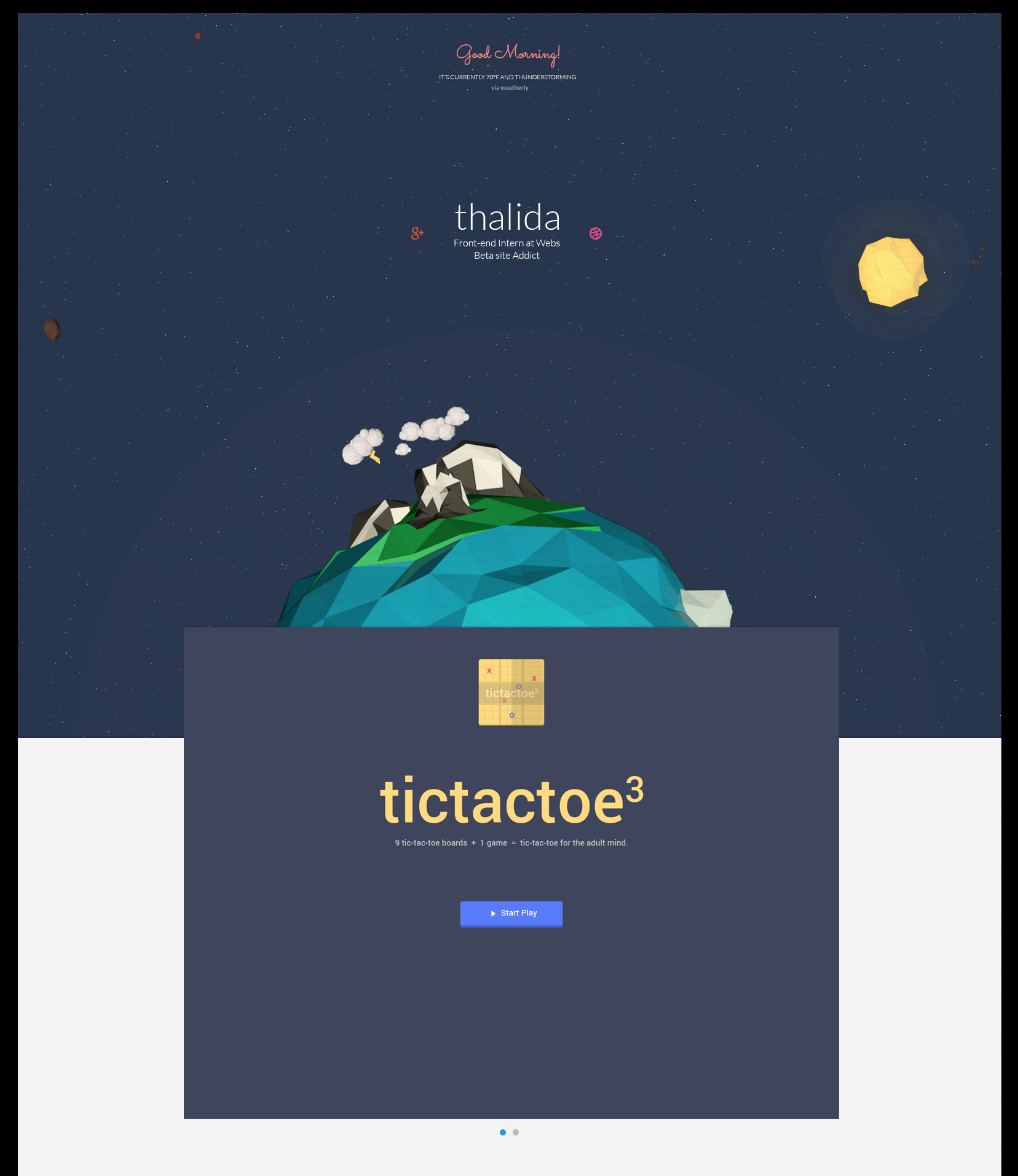 Mockup 3 of fullscreen lowpoly